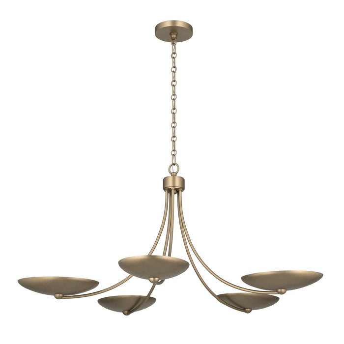 Kichler - 52856CPZ - Five Light Chandelier - Palmela - Champagne Bronze