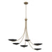 Kichler - 52857CPZBK - Six Light Chandelier - Palmela - Champagne Bronze