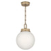 Kichler - 52866CPZ - One Light Pendant - Andorra - Champagne Bronze
