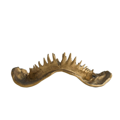 Mako Sculpture Antique Brass