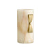 Arteriors - AVC19 - Vase - Monet - White/Antique Brass
