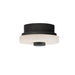 Arteriors - DFC28 - LED Flush Mount - Moers - White/English Bronze