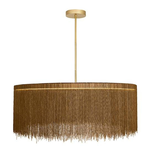 Bennet LED Chandelier Antique Brass