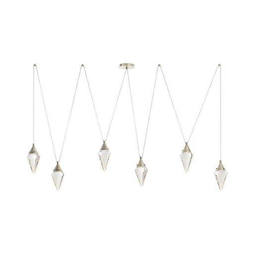 Berkley LED Chandelier Clear/Vintage Silver
