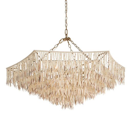 Josephine Three Light Chandelier Natural/Ivory