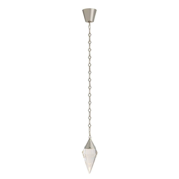 Arteriors - DPC36 - LED Pendant - Berkley - Clear/Vintage Silver