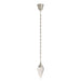 Arteriors - DPC36 - LED Pendant - Berkley - Clear/Vintage Silver