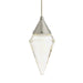 Arteriors - DPC39 - LED Pendant - Berkley - Clear/Vintage Silver