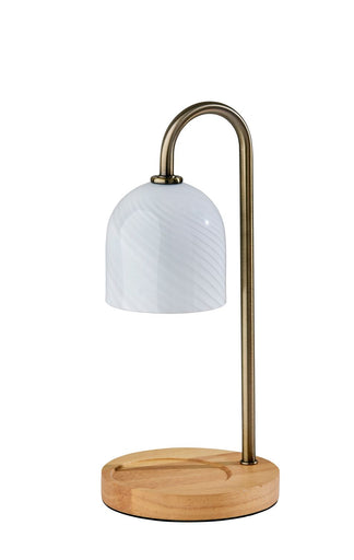 Alcott Candlewarmer Lamp Antique Brass