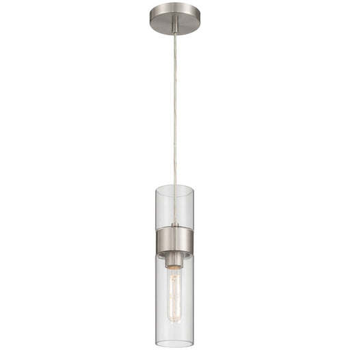 Nash LED Pendant Brushed Steel
