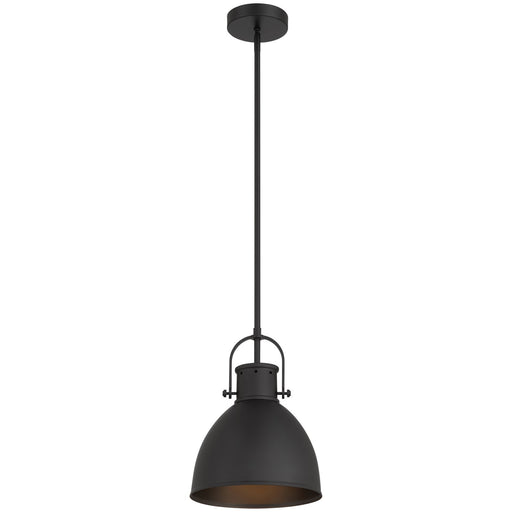 London One Light Pendant Matte Black