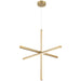 Access - 52065LEDD-BG/ACR - LED Pendant - Vega - Brushed Gold