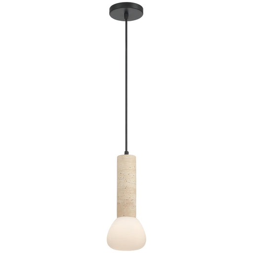Stone LED Pendant Travertine