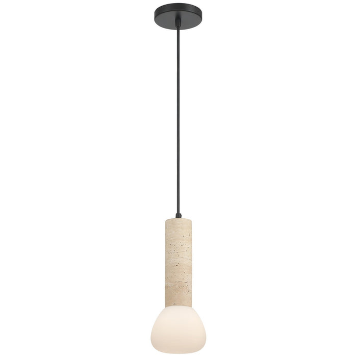 Access - 61001-TRU/OPL - LED Pendant - Stone - Travertine