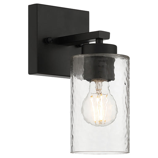 Ellie One Light Wall Sconce Matte Black
