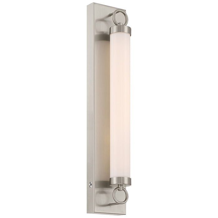 Access - 61091LEDDCS-BS/OPL - LED Wall Sconce - Eliza - Brushed Steel