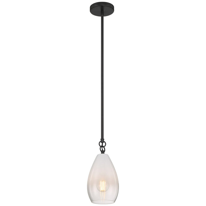 Access - 61106-BL/CFR - One Light Pendant - Ombre - Black