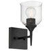 Access - 62001-MBL/CLR - One Light Wall Sconce - Beacon - Matte Black