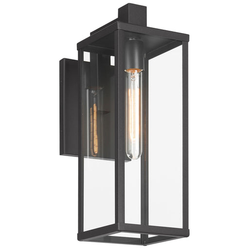 Augusta One Light Outdoor Wall Mount Black