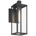 Access - 20153MG-BL/CLR - One Light Outdoor Wall Mount - Augusta - Black