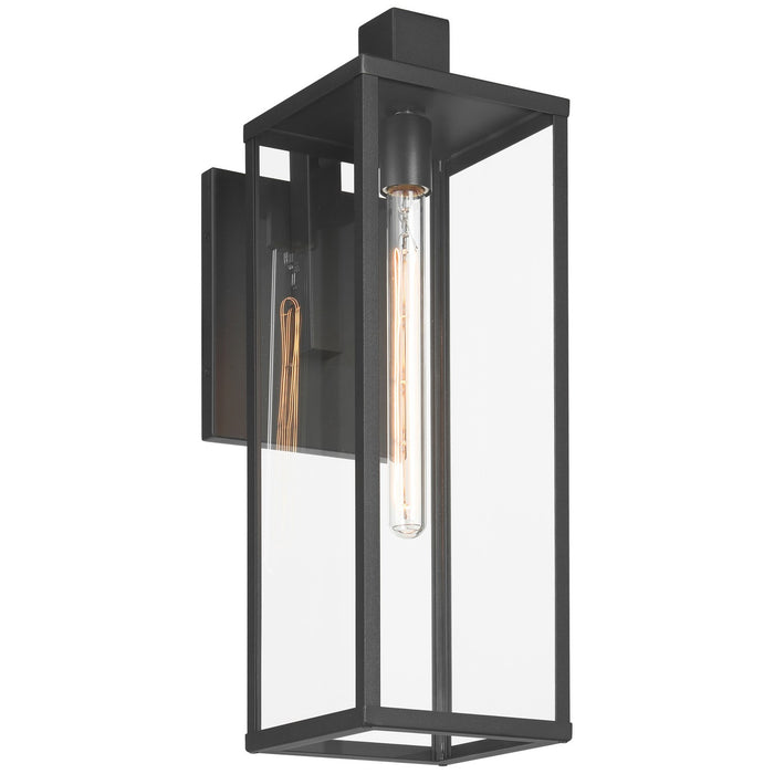Access - 20154MG-BL/CLR - One Light Outdoor Wall Mount - Augusta - Black
