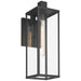 Access - 20154MG-BL/CLR - One Light Outdoor Wall Mount - Augusta - Black