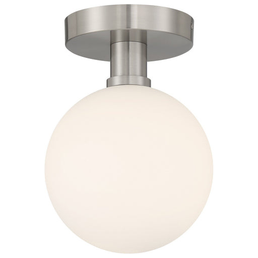 Michelle LED Semi Flush Mount Brushed Steel