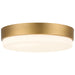 Access - 20824LEDD-ABB/OPL - LED Flush Mount - Roma Minimus - Antique Brushed Brass