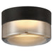 Access - 29497LEDD-MBL/SMK - LED Flush Mount - Masso - Matte Black