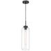 Access - 52006-MBL/CLR - One Light Pendant - Elle - Matte Black