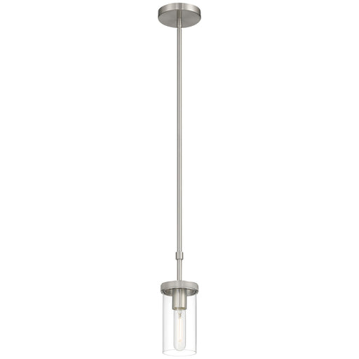 Access - 62309-BS/CLR - One Light Pendant - Lily - Brushed Steel