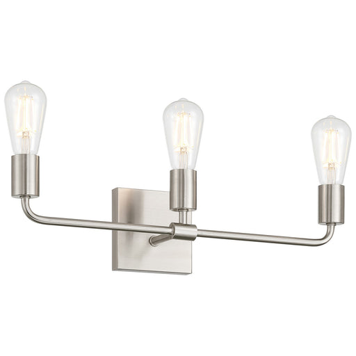 Access - 62443-BS - Three Light Vanity - Virgin - Brushed Steel