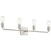 Access - 62444-BS - Four Light Vanity - Virgin - Brushed Steel