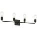 Access - 62444-MBL - Four Light Vanity - Virgin - Matte Black