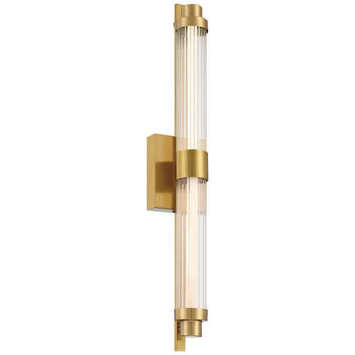 Julia LED Vanity Antique Brushed Brass