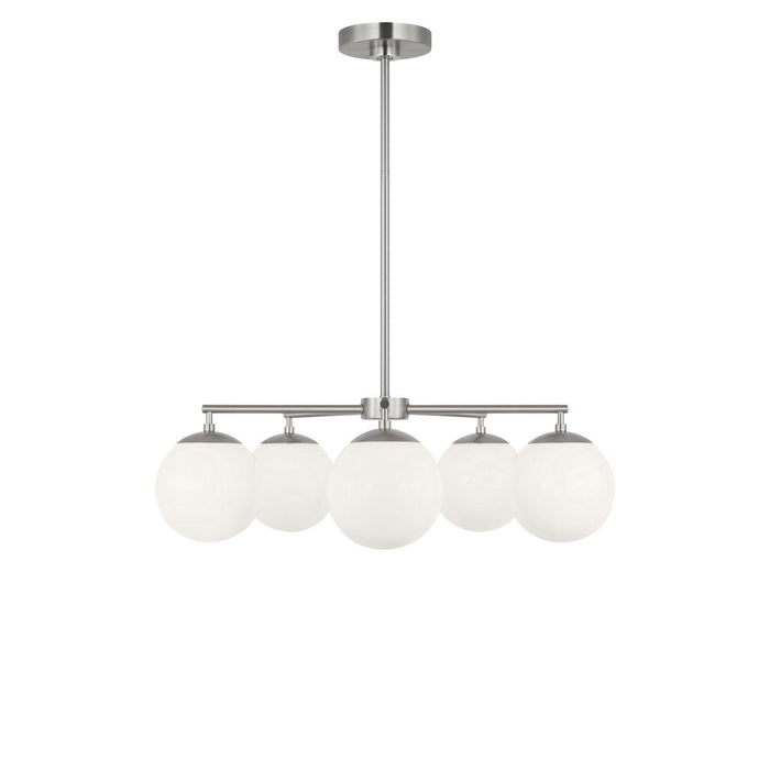 Generation Lighting - GLC1795BNE - Five Light Chandelier - Nube - Brushed Nickel