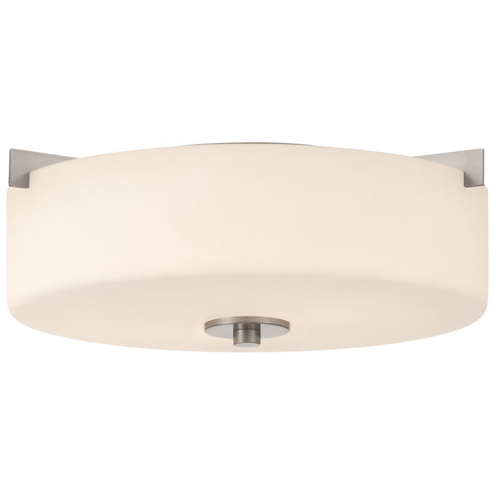Access - 63038-BS/OPL - Two Light Flush Mount - Rachel - Brushed Steel