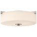 Access - 63038-BS/OPL - Two Light Flush Mount - Rachel - Brushed Steel
