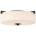 Access - 63038-MBL/OPL - Two Light Flush Mount - Rachel - Matte Black