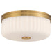 Access - 63048LEDDCS-AB/OPL - LED Flush Mount - Daniella - Antique Brass