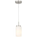 Access - 63082-BS/OPL - One Light Pendant - Iris - Brushed Steel