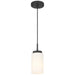 Access - 63082-MBL/OPL - One Light Pendant - Iris - Matte Black