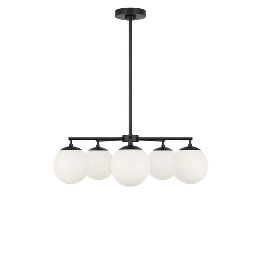 Nube Five Light Chandelier Midnight Black
