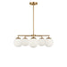 Generation Lighting - GLC1795SBE - Five Light Chandelier - Nube - Satin Brass
