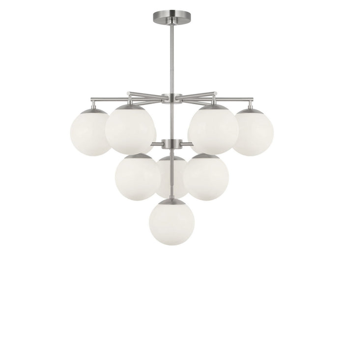 Generation Lighting - GLC18010BNE - Ten Light Chandelier - Nube - Brushed Nickel