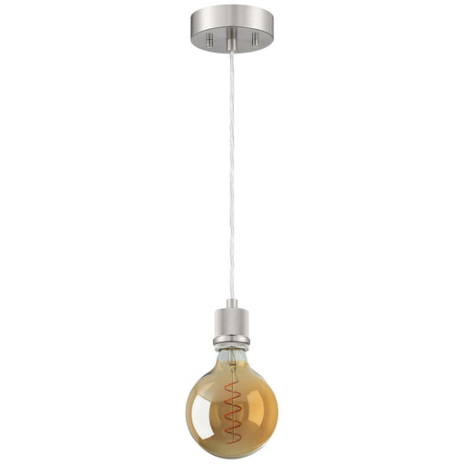 Port Nine Bare G40 LED Pendant Brushed Steel