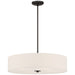 Access - 64066LEDDLP-MBL/WH - LED Pendant or Semi-Flush - Mid Town - Matte Black