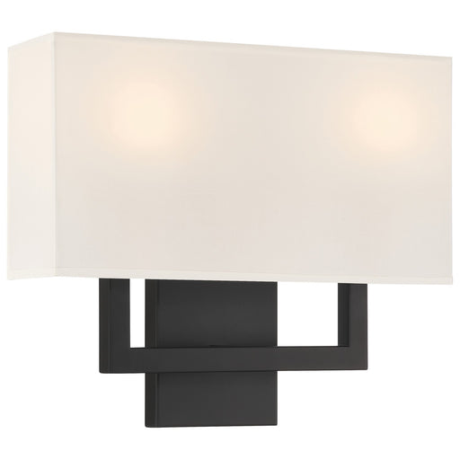 Access - 64062LEDDLP-MBL/WH - LED Wall Sconce - Mid Town - Matte Black