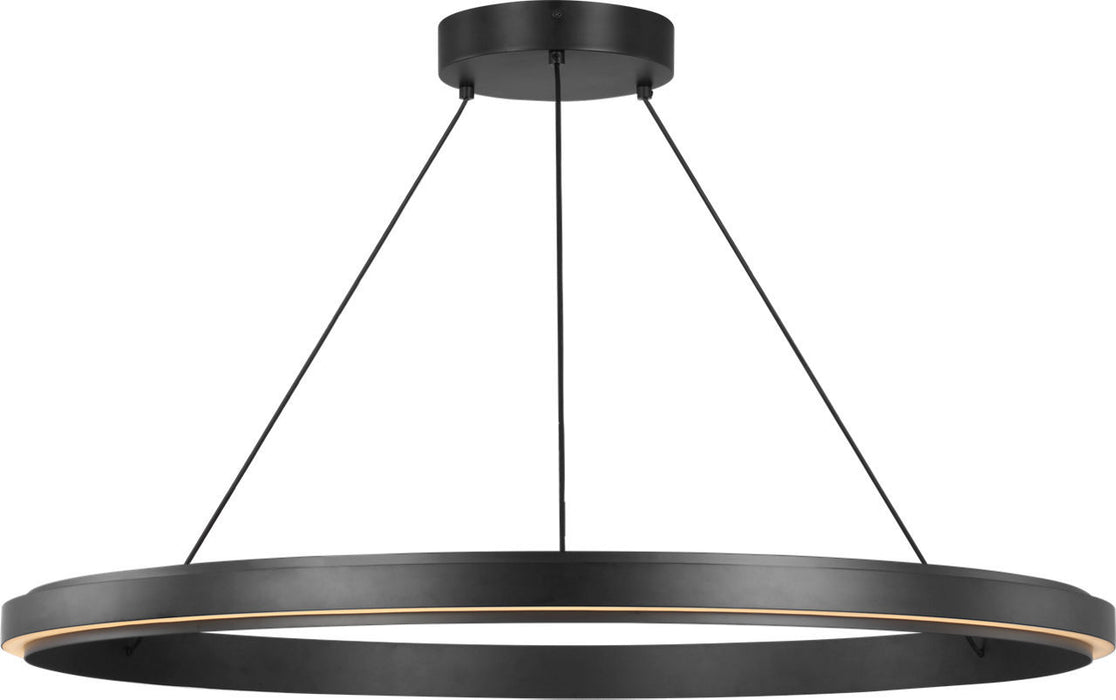 Generation Lighting - GLC1901MBK - LED Chandelier - Aro - Midnight Black