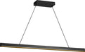 Generation Lighting - GLC1911MBK - Linear Chandelier - Aro - Midnight Black